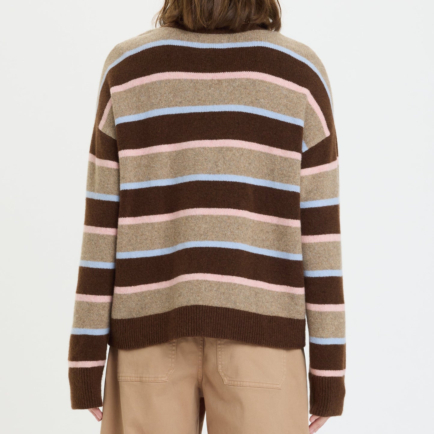 Carlyle Sweater - Dune Stripe