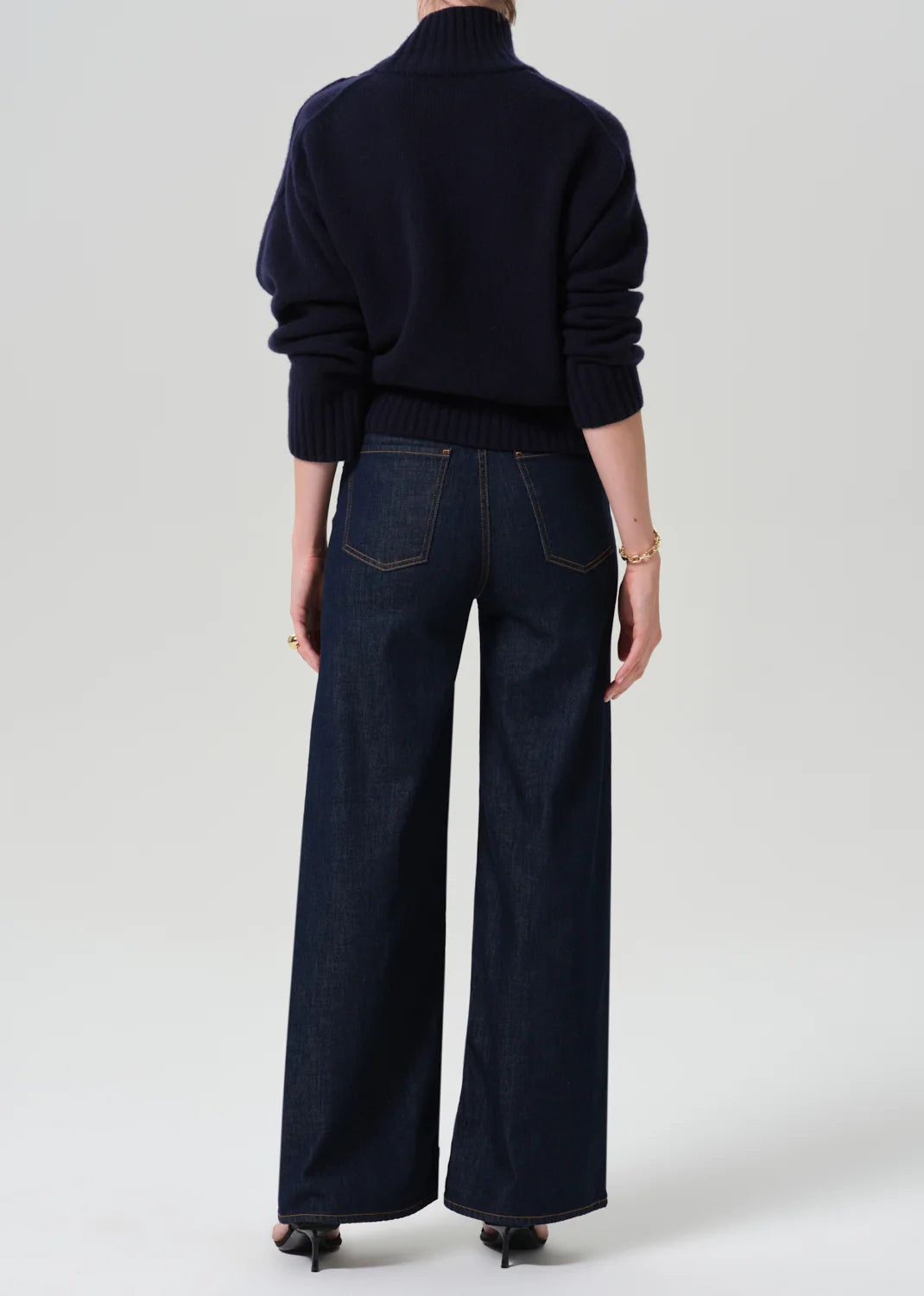 Lyra Long Wide Leg - Soft Rinse
