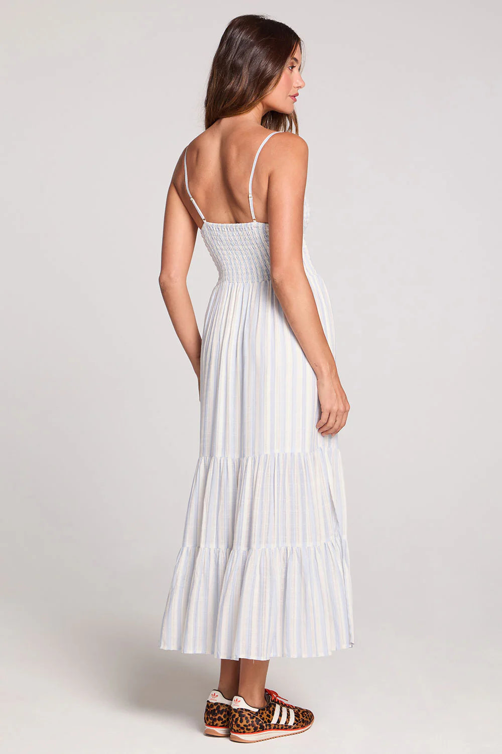 Leon Midi Dress - Cloud Blue