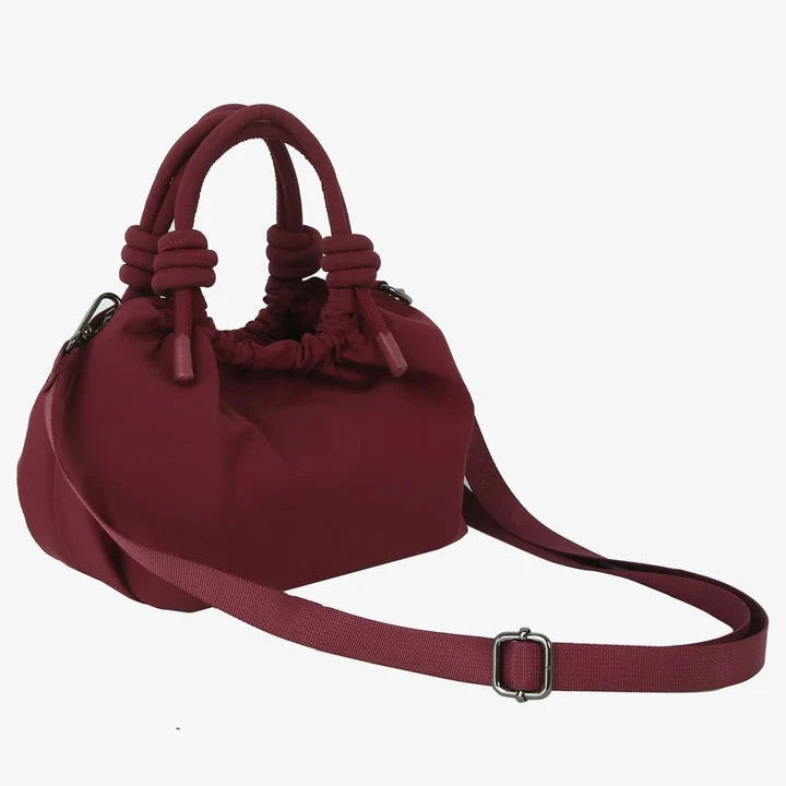 Jolly Matte Twill Bag - Deep Burgundy