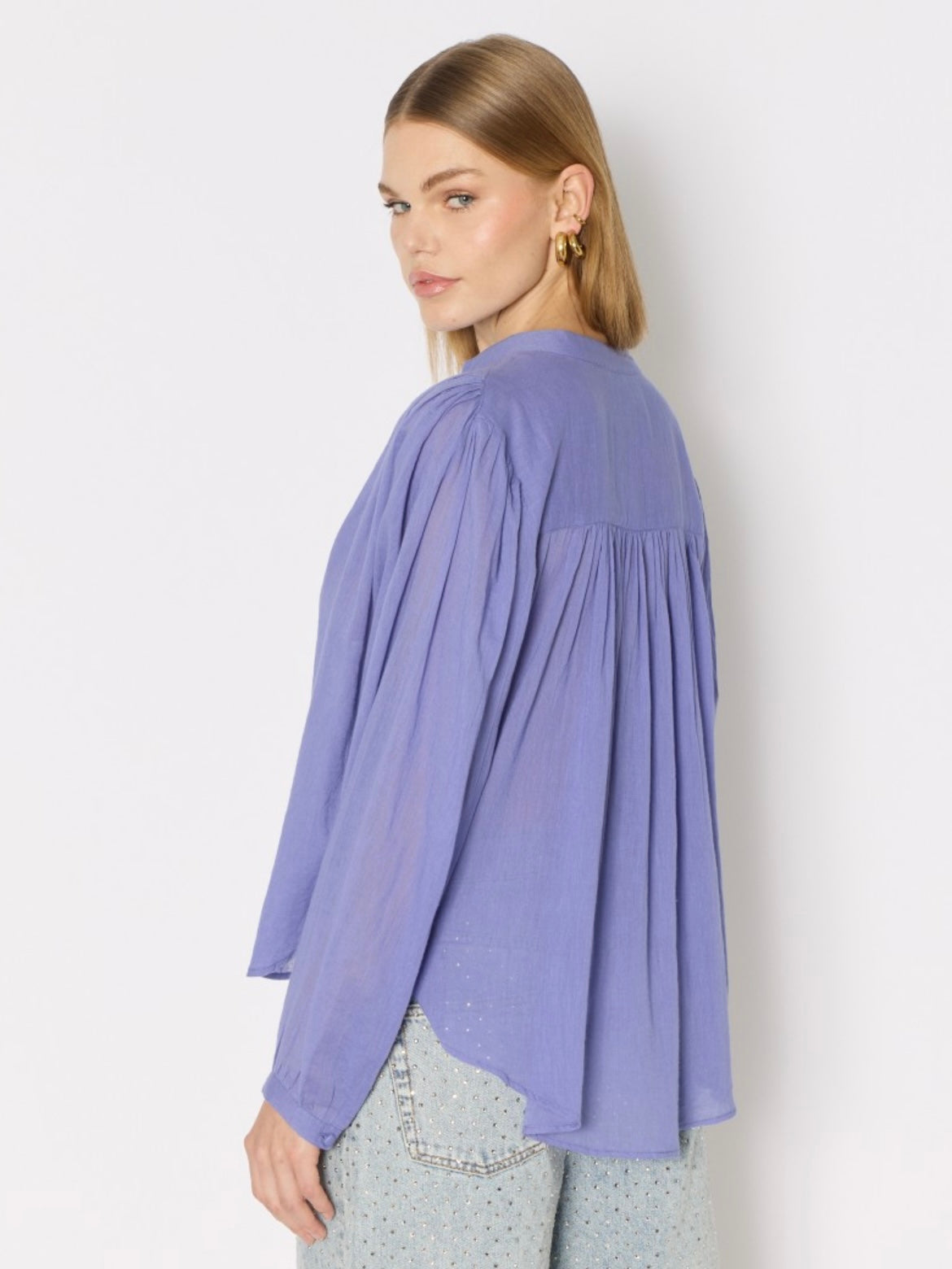 Cassandra Blouse - Blackberry