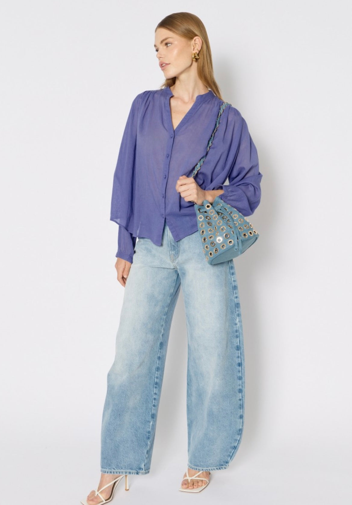Cassandra Blouse - Blackberry