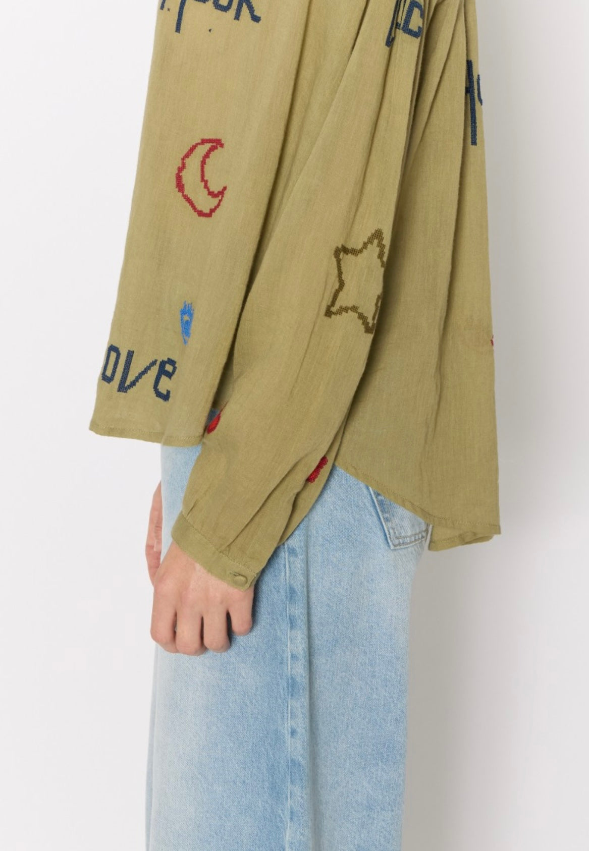 Cassandra Lucky Blouse - Khaki