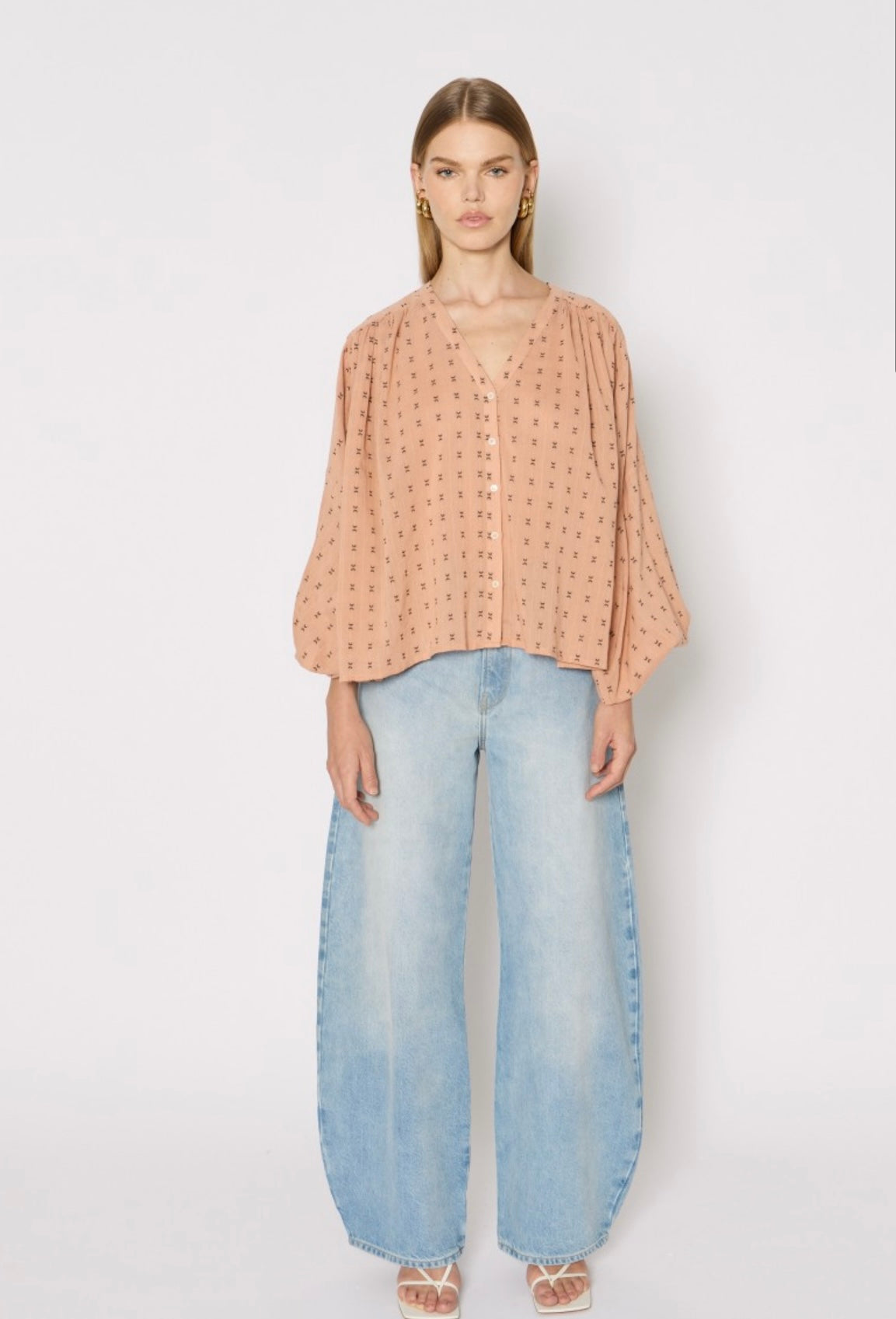 Chaya Blouse - Peach