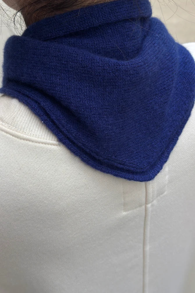 Cashmere Blend Bandana - Navy