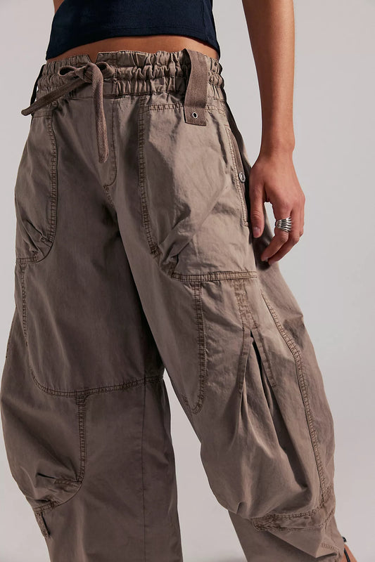 Onset Pull-On Cargo Pants - Dusted Cocoa