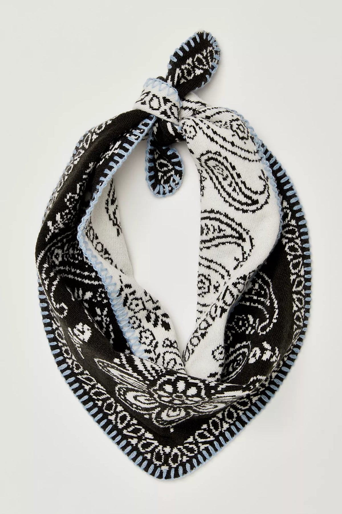 Carmen Knitted Bandana - Angel White