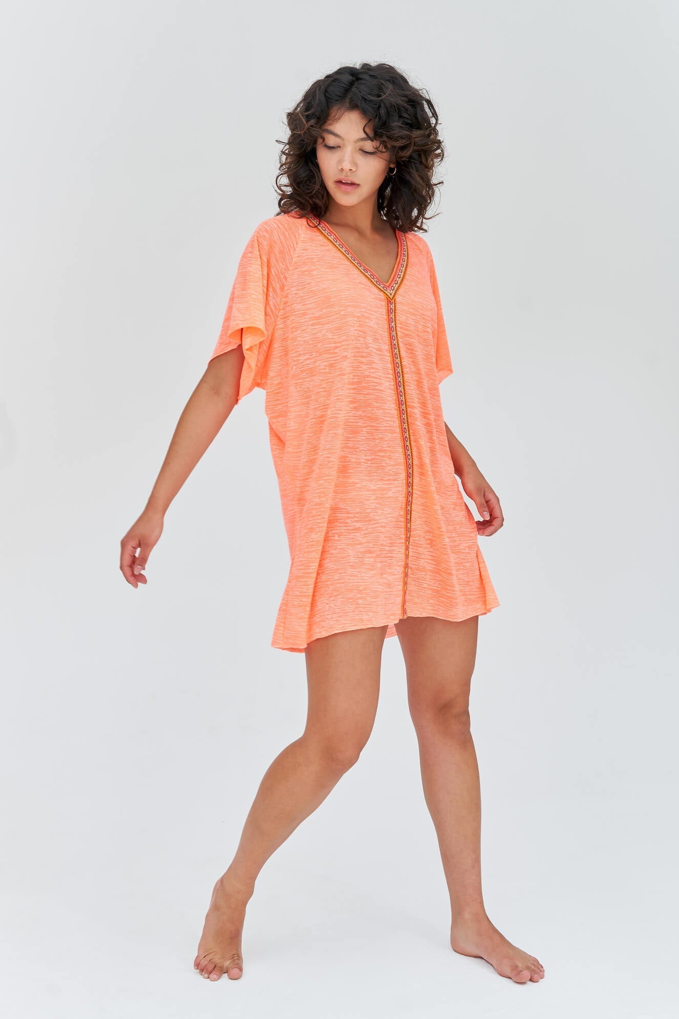 Mini Abaya - Coral