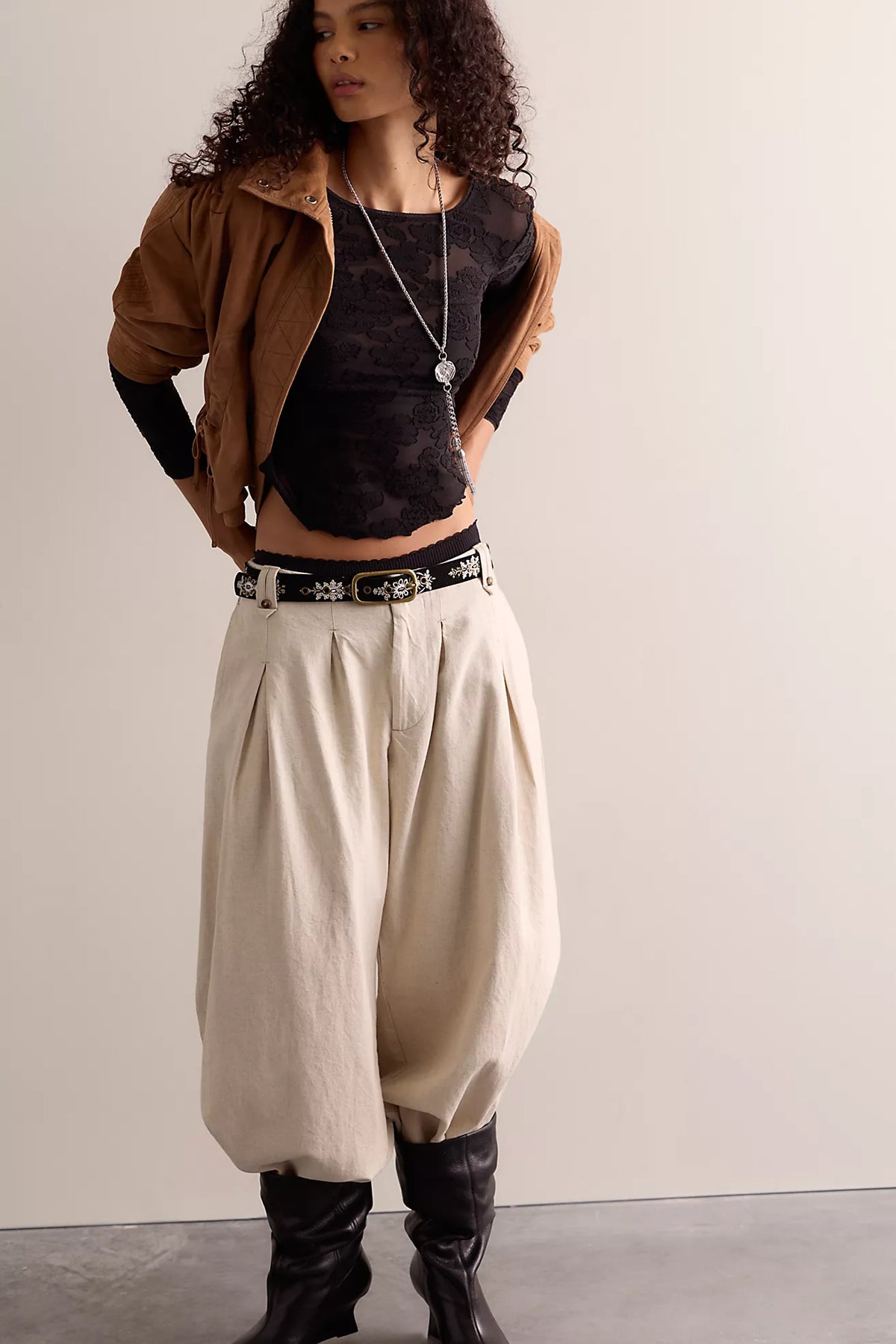 Night Shift Layering Top - Black