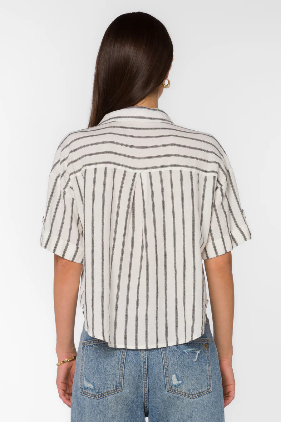 Brandon Shirt - Black Stripe