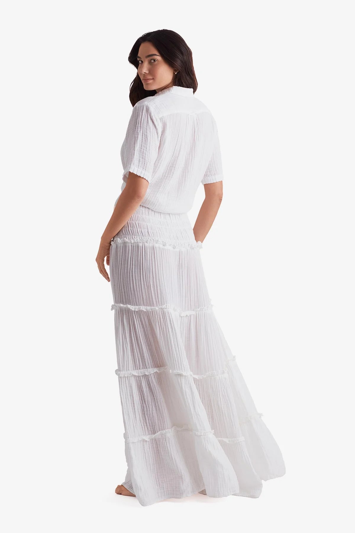 Reef Convertible Skirt - White