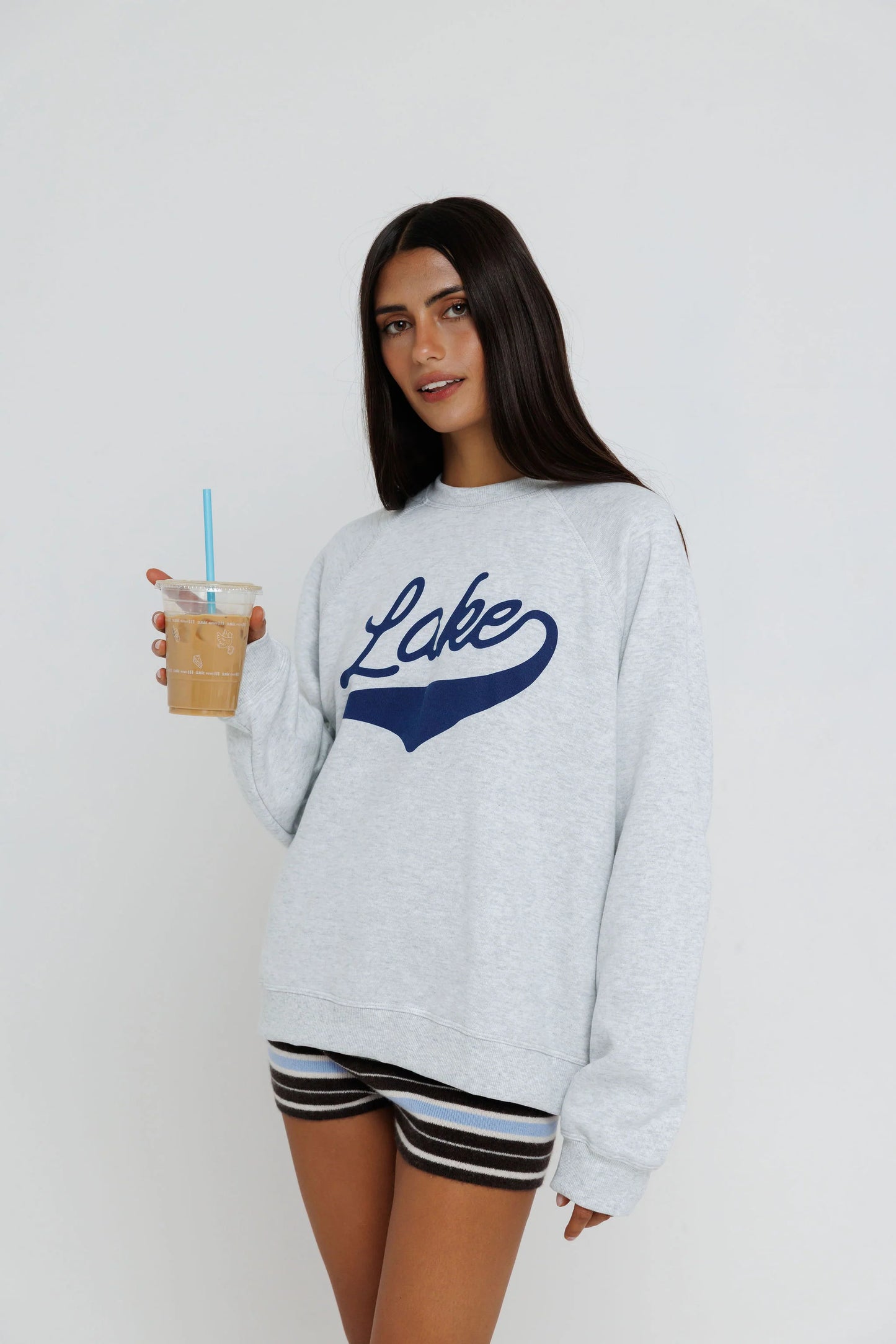 Lake Raglan Sweatshirt - Heather Ash