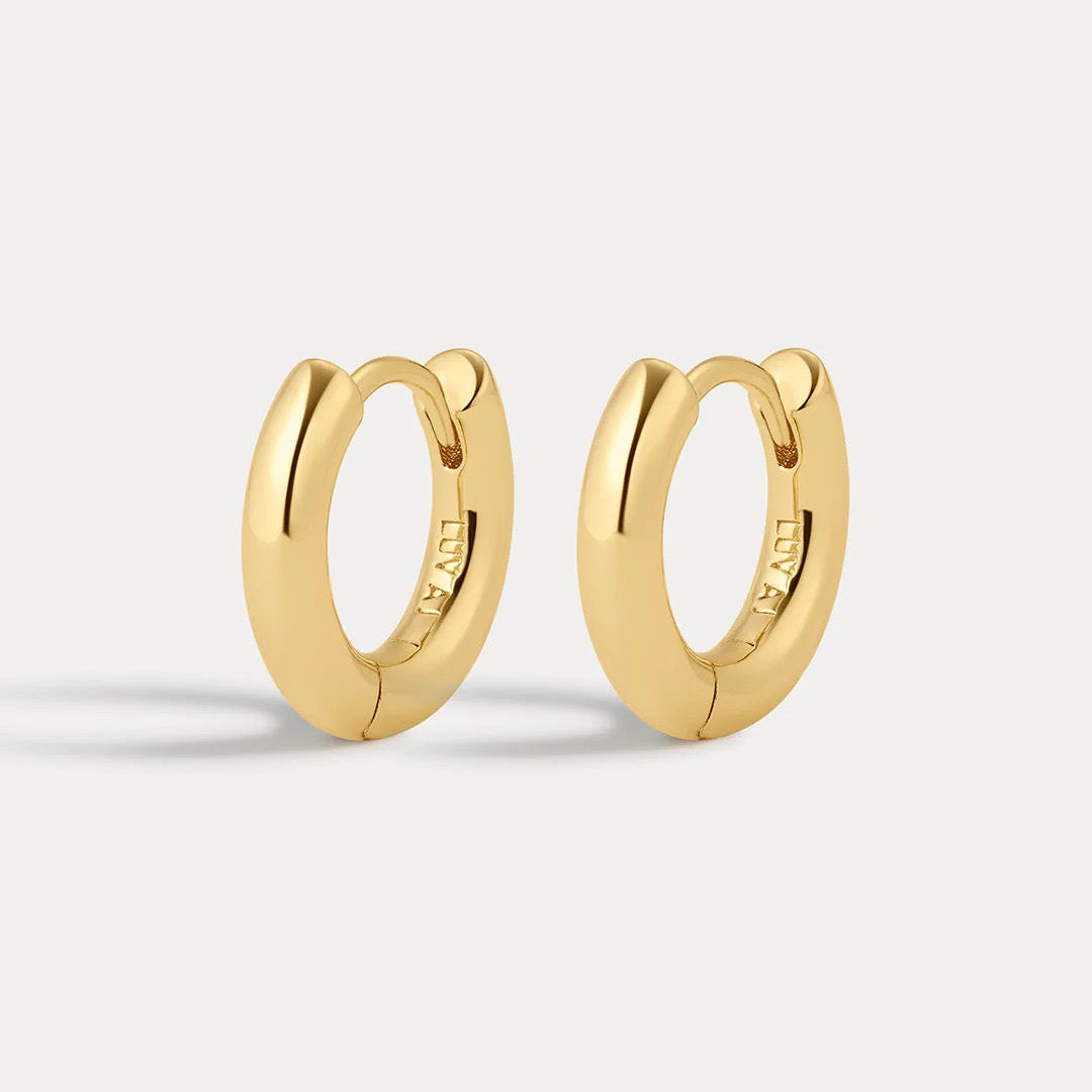 Plain Amalfi Huggies - Gold