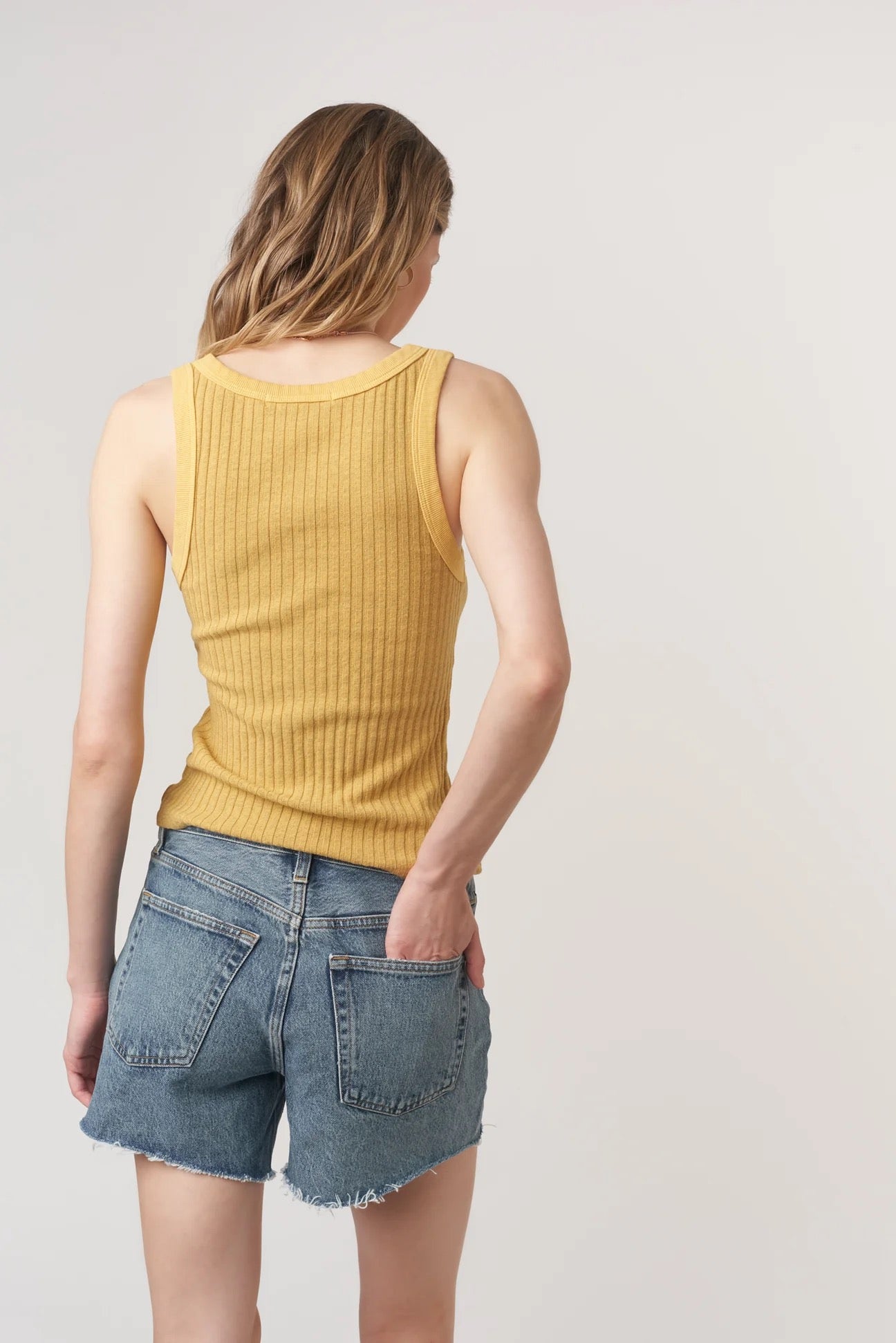 Cooper Sweater Rib Tank - Honeycrisp