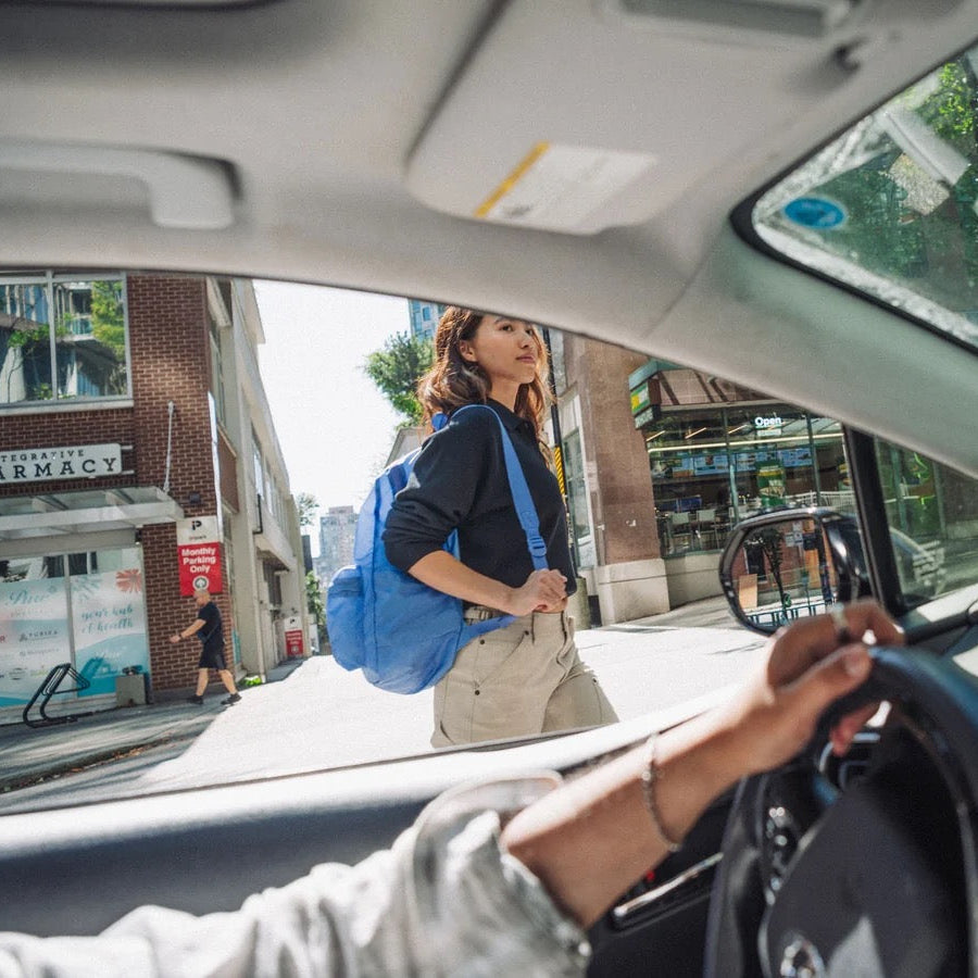 Rome Packable Backpack - Cornflower Blue