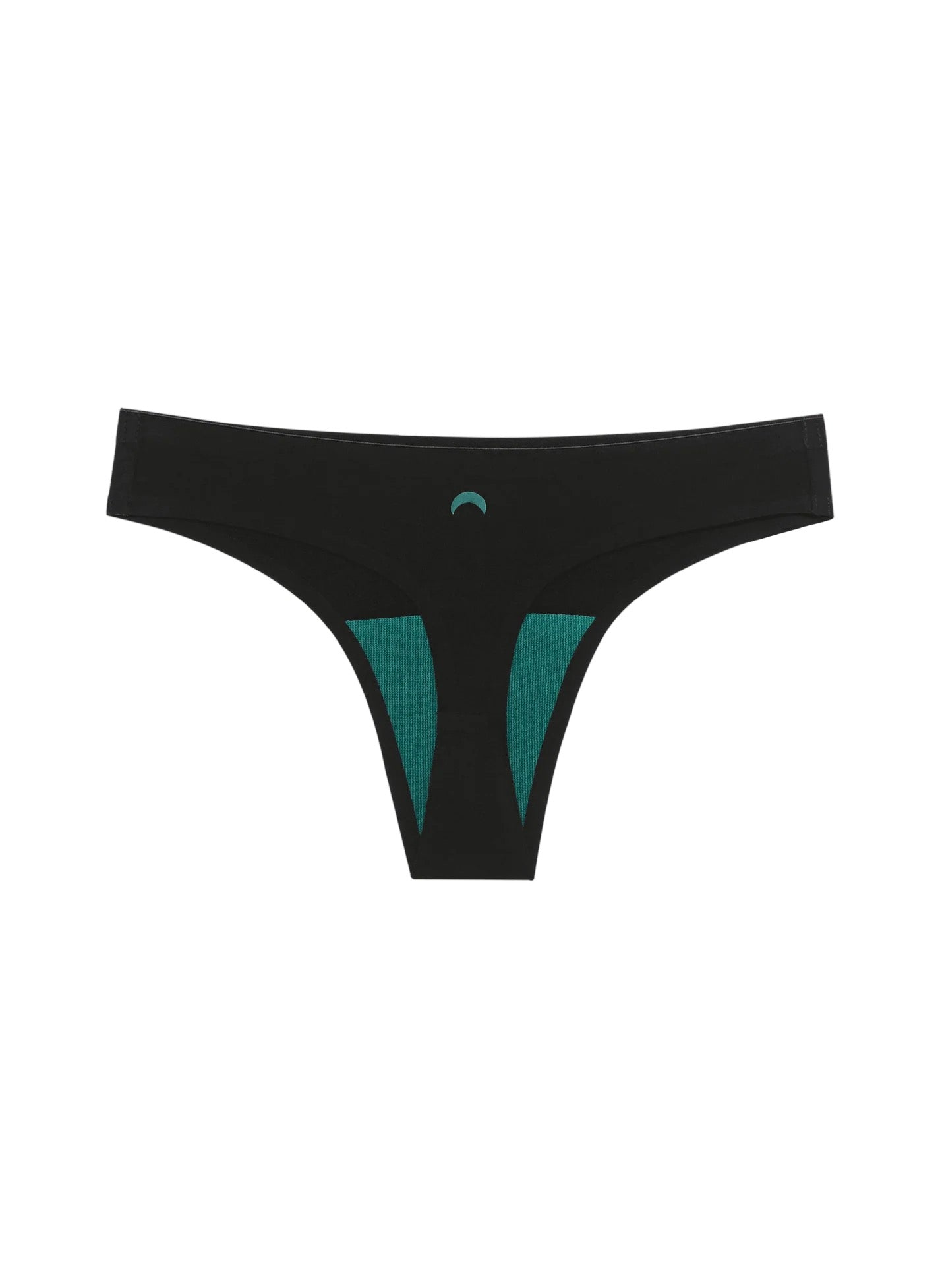 Seamless Low-Mid Thong - Black