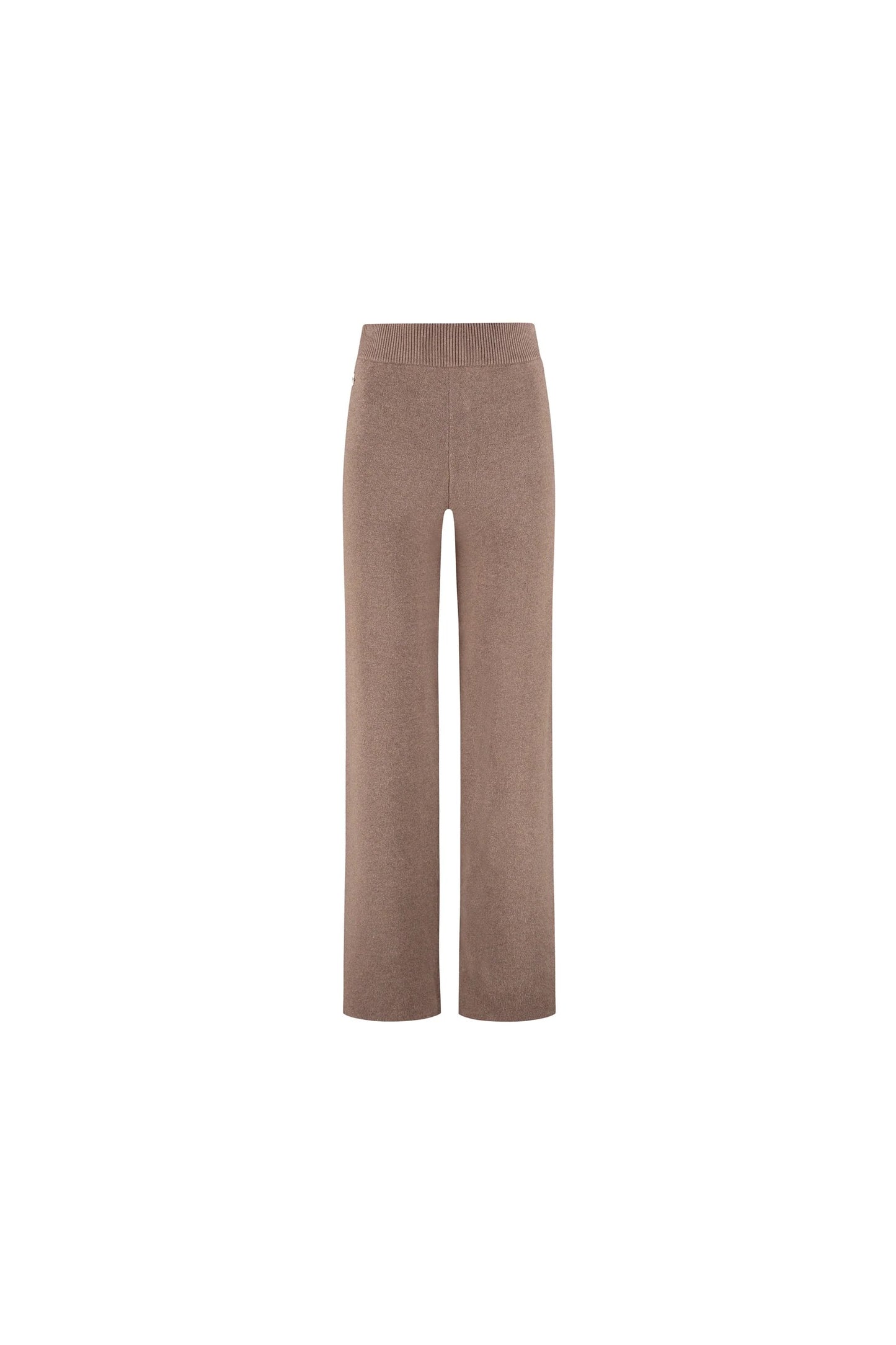 Olly Regular Knit Pants - Brown