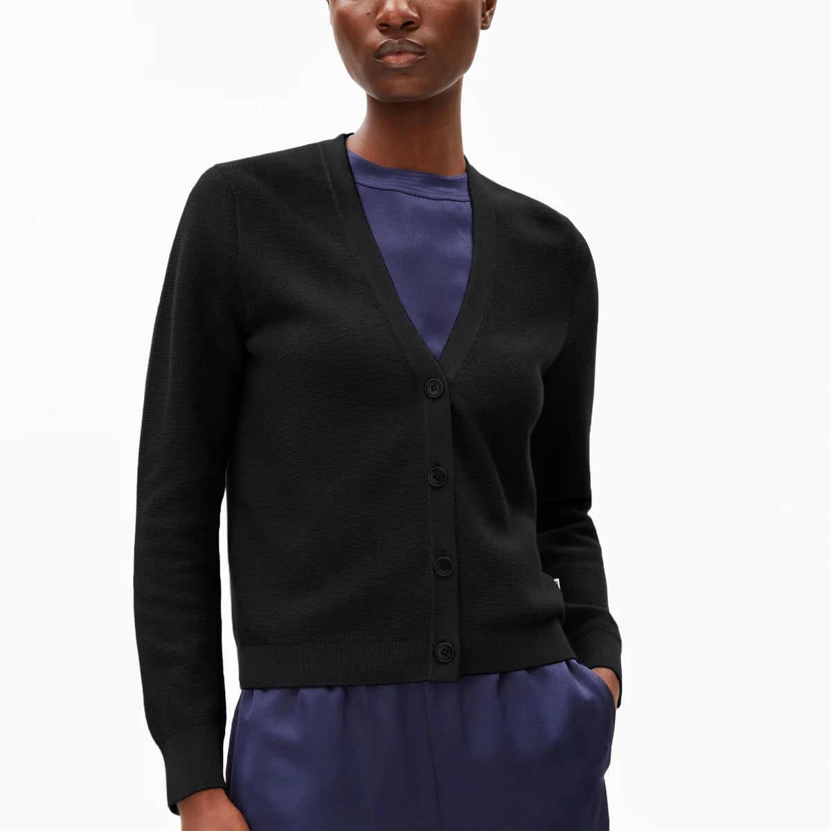 Menaal Links Sweater - Black