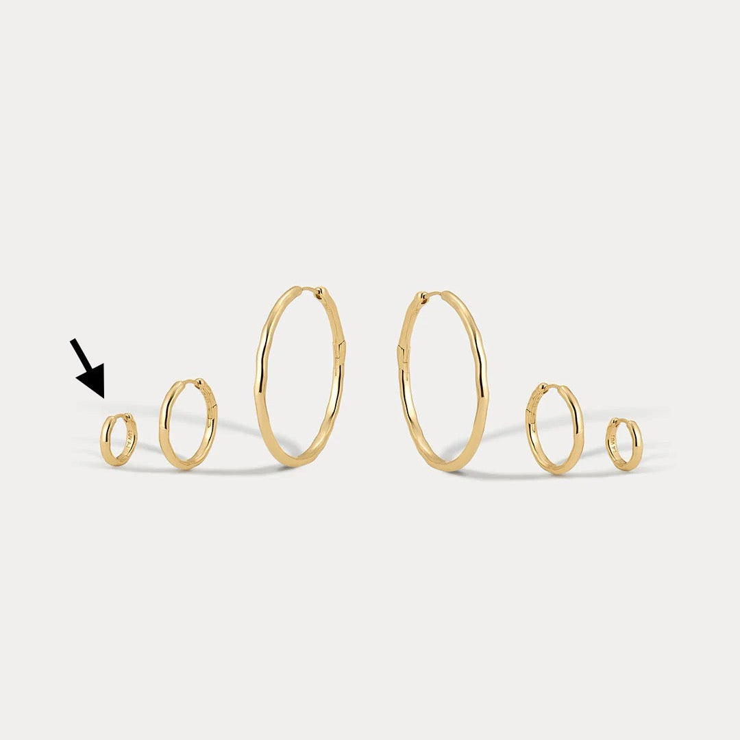 Granada Small Hoops - Gold