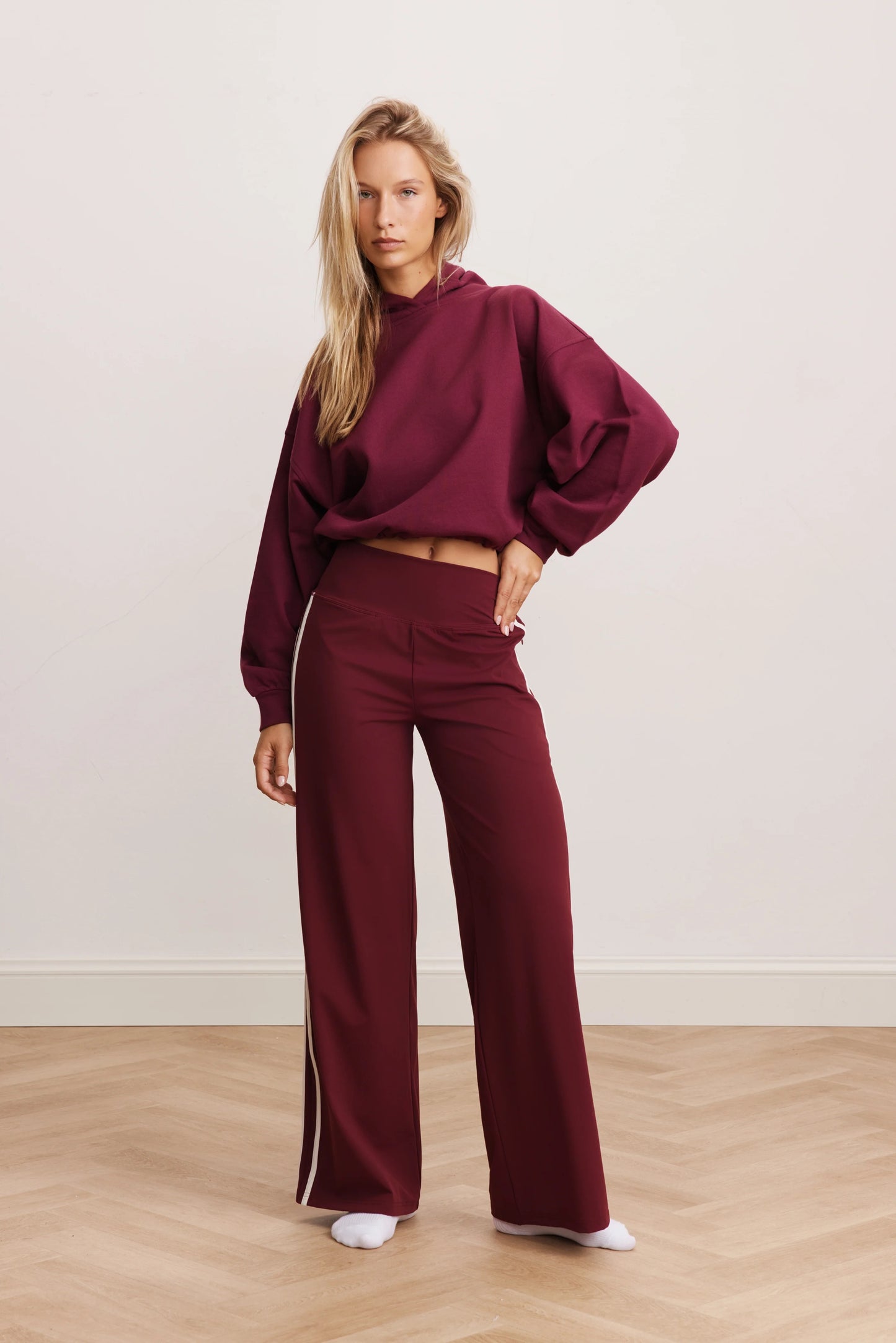 River Lift Track Pant - Maroon