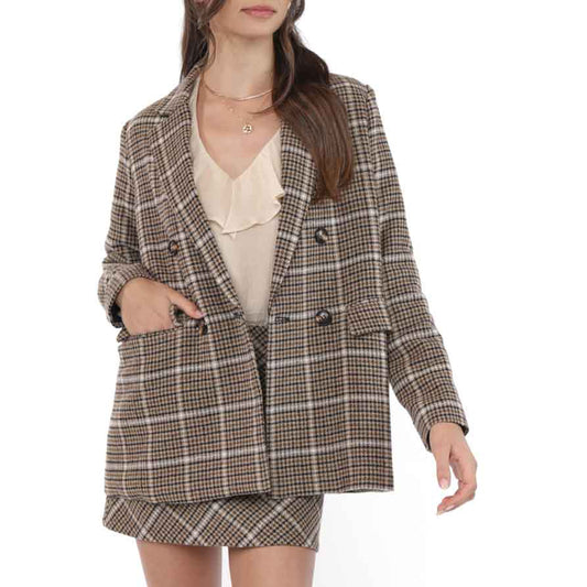 Gossip Girl Blazer - Brown