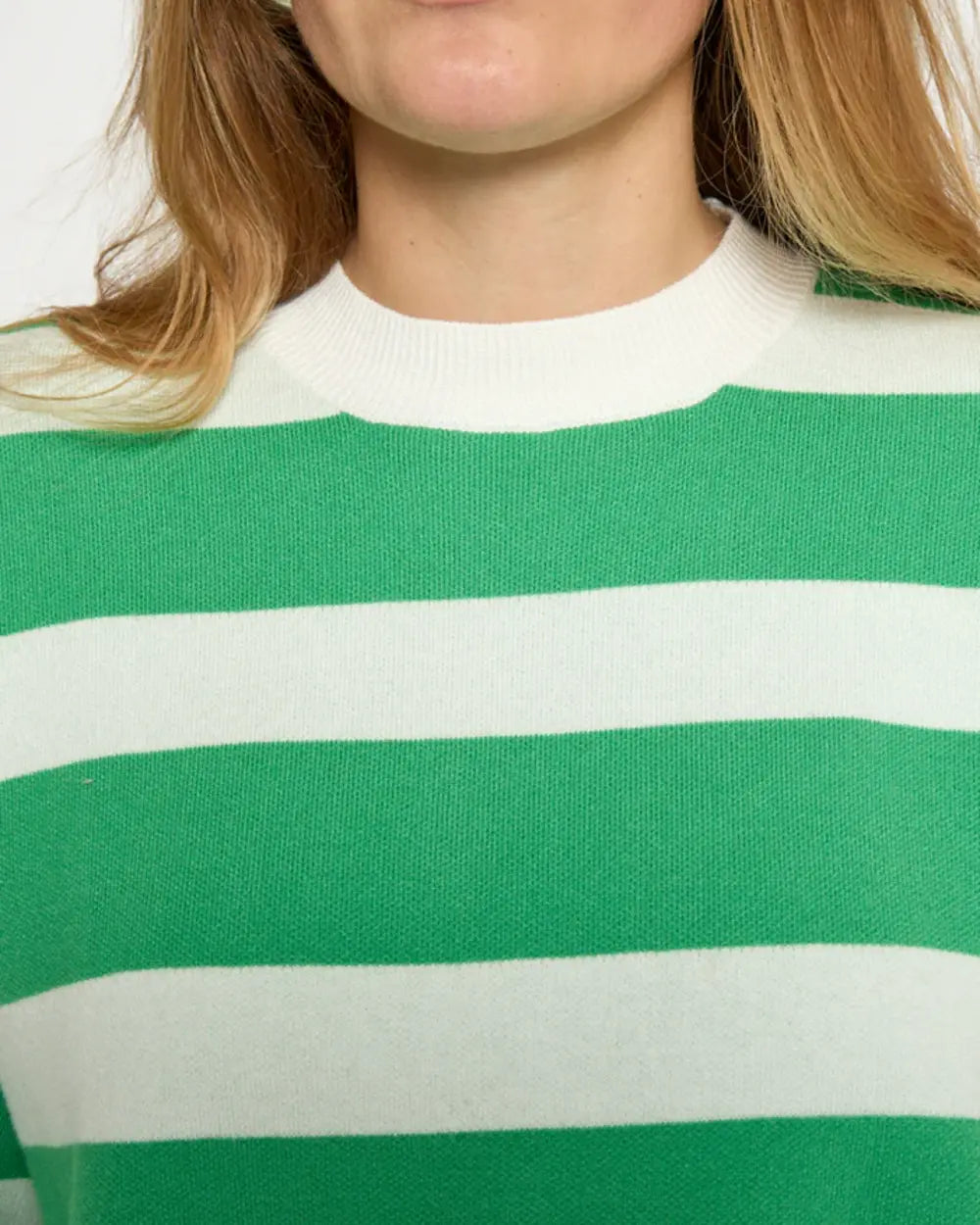 Lupi Knit Tee - Greenbriar Stripe