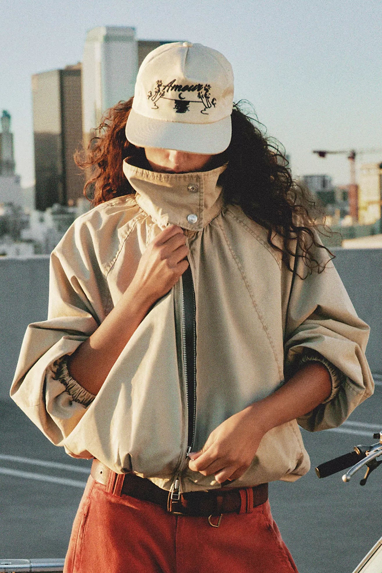 Chelsea Funnel Neck Jacket - Oatmeal