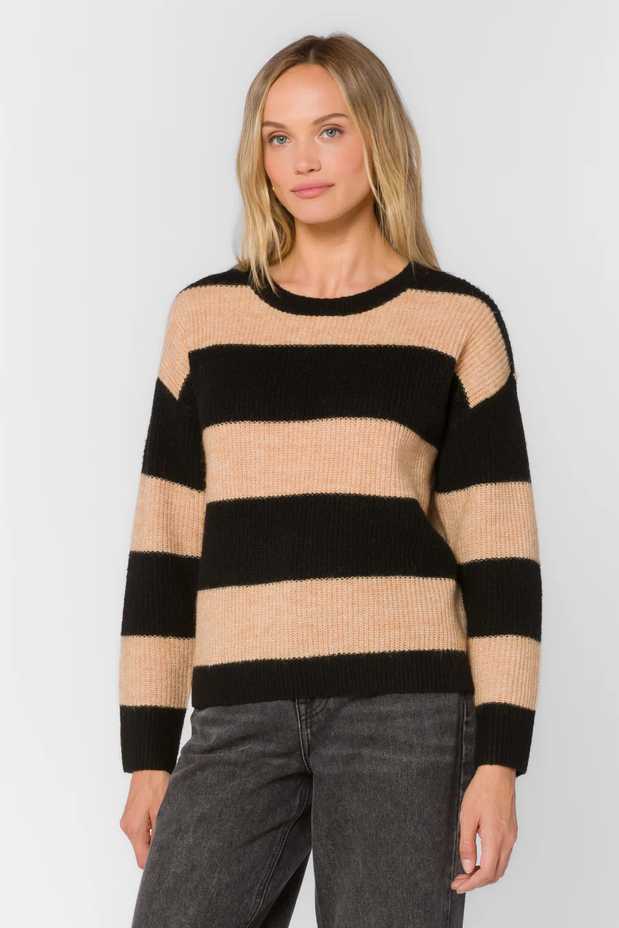 Cornell Sweater - Dune Stripe