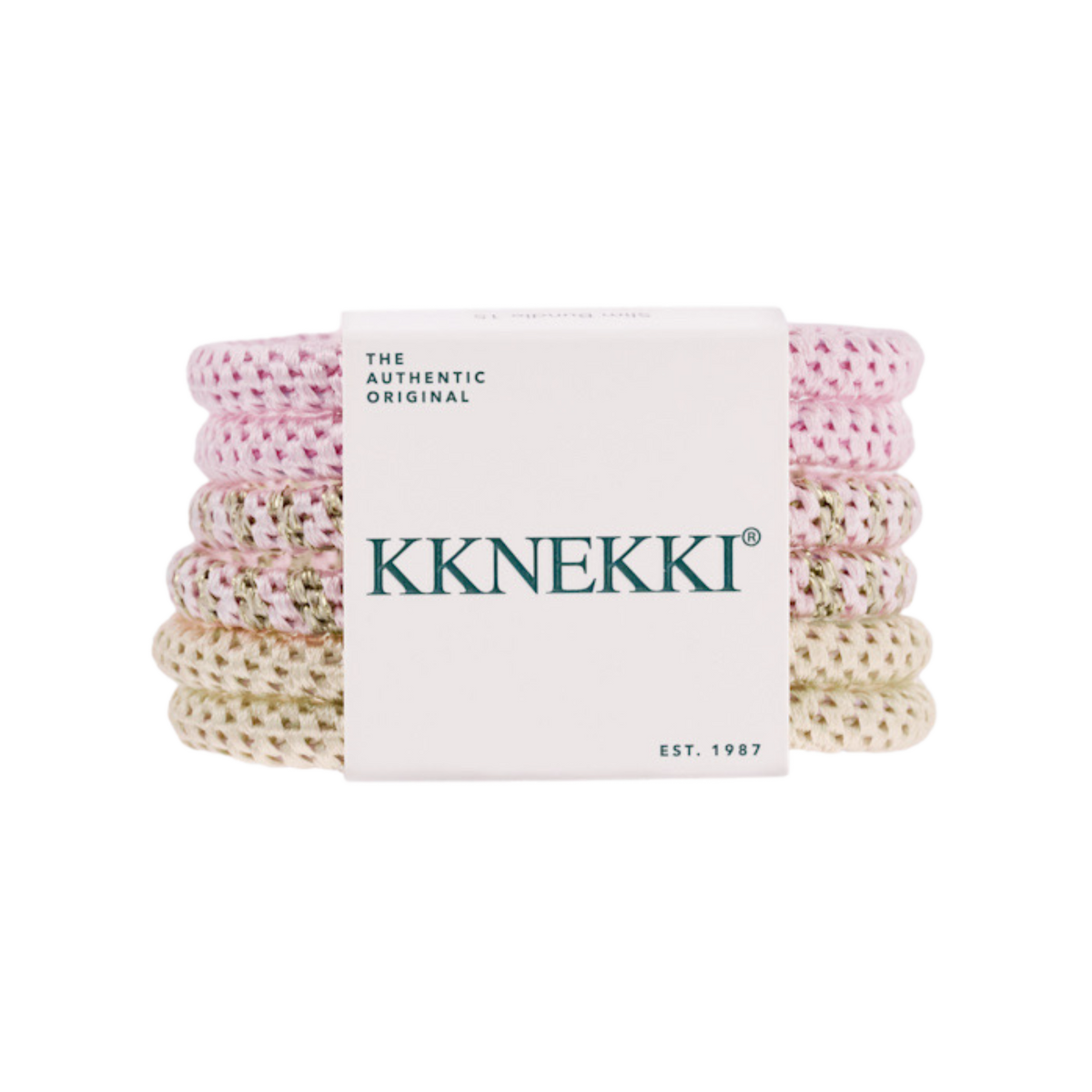 Kknekki 6 Pack Slim Hair Tie Bundle