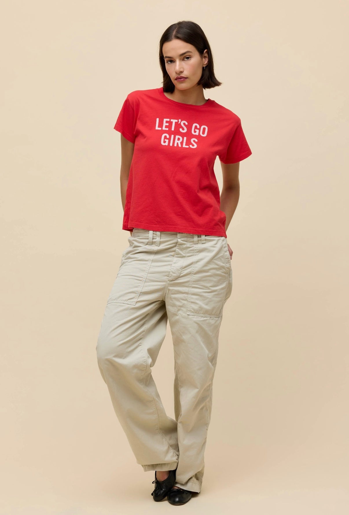 Let’s Go Girls Solo Tee - Ruby Red