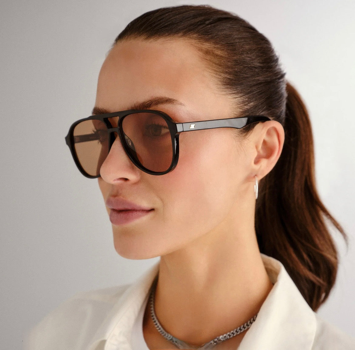 Tragic Magic Sunglasses - Black / Tan