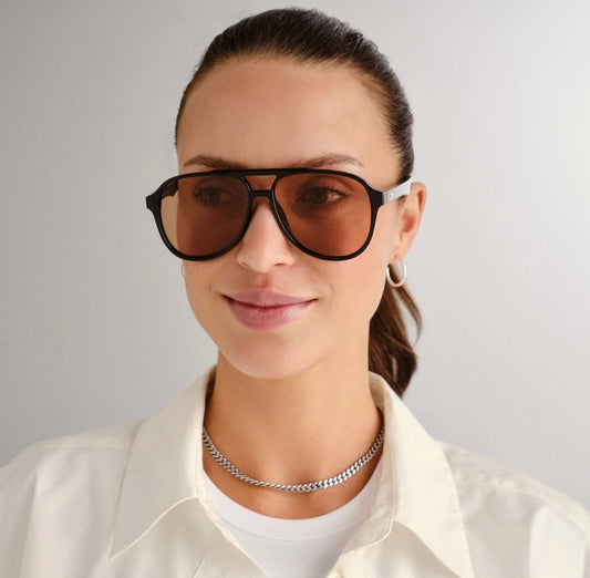 Tragic Magic Sunglasses - Black / Tan