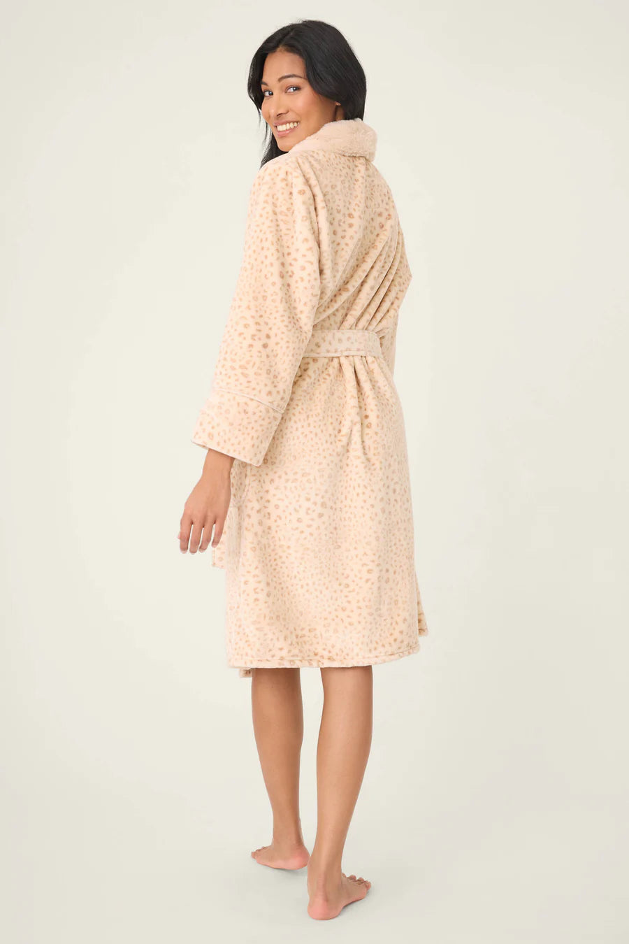 Luxe Plush Robe - Champagne