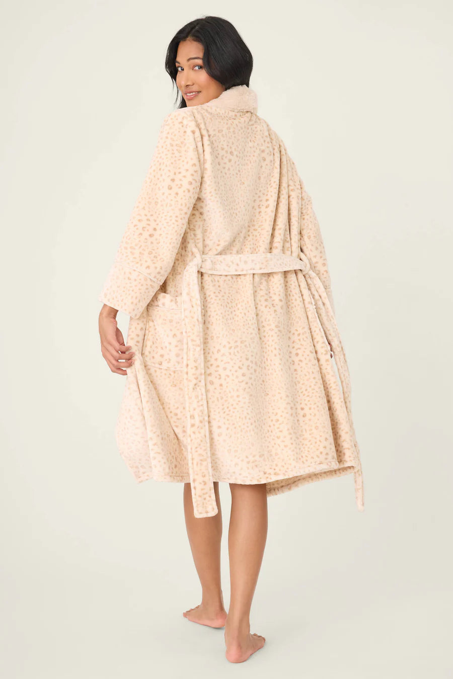 Luxe Plush Robe - Champagne