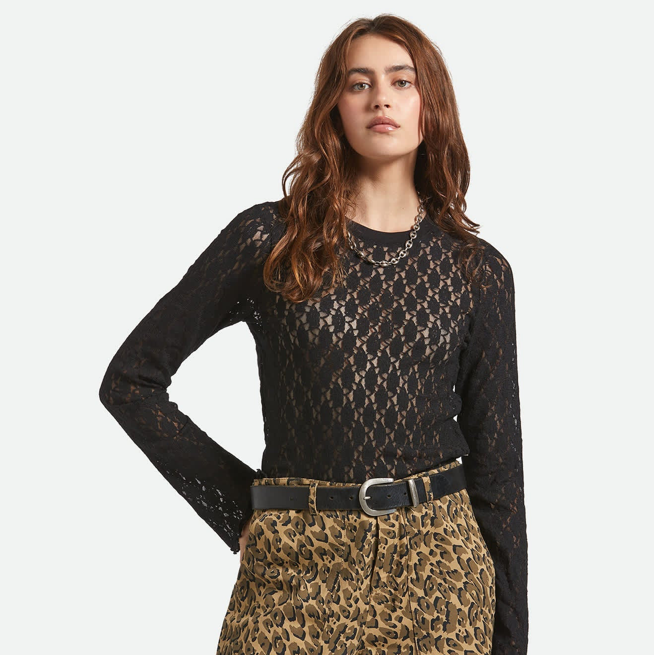 Dolly Slim Long Sleeve Knit Top - Black