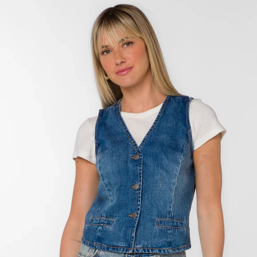 Dellis Vest - Evian Blue