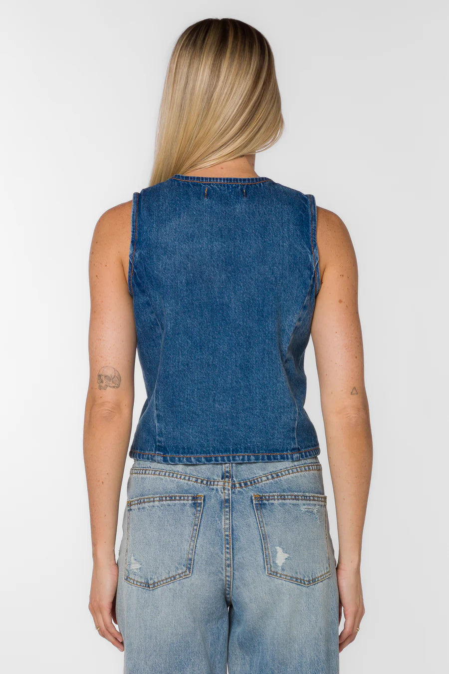 Dellis Vest - Evian Blue