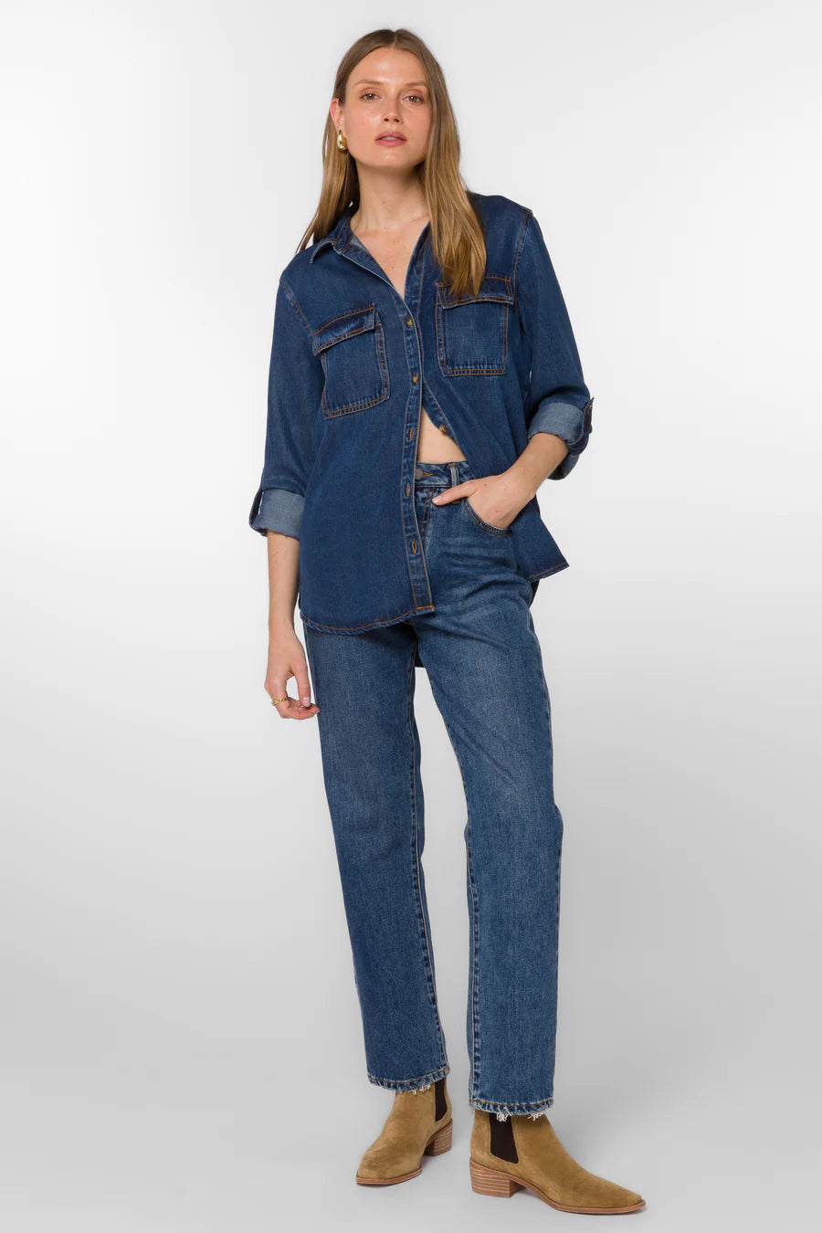 Talma Shirt - Vintage Havana
