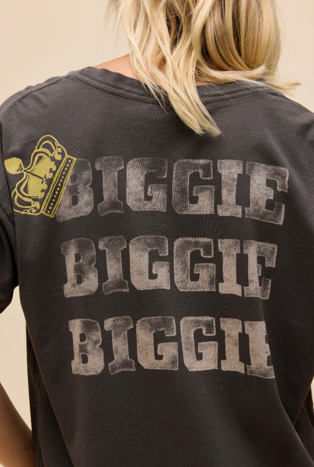 Notorious Brooklyn Merch Tee - Washed Black