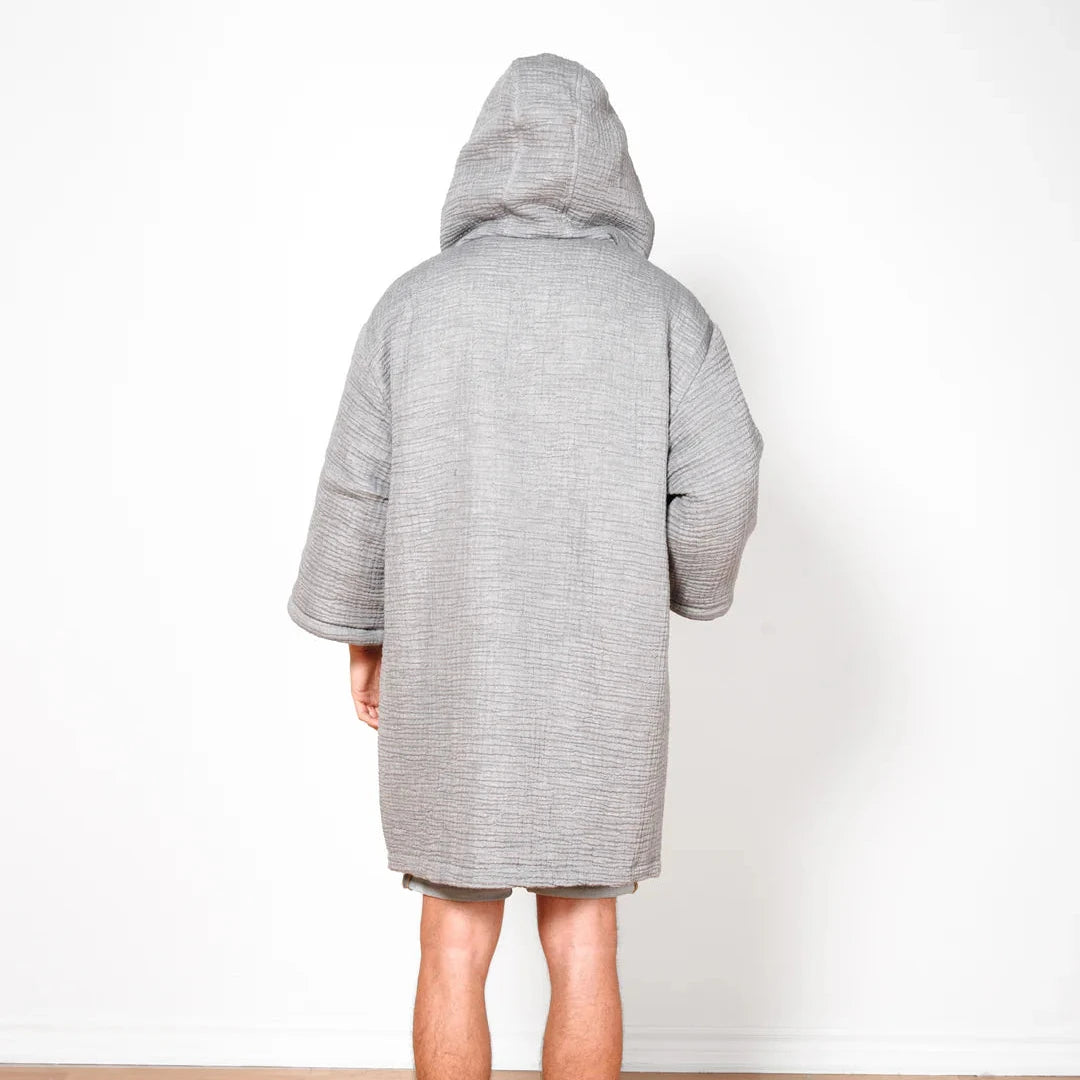 Polar Fleece Zip Poncho