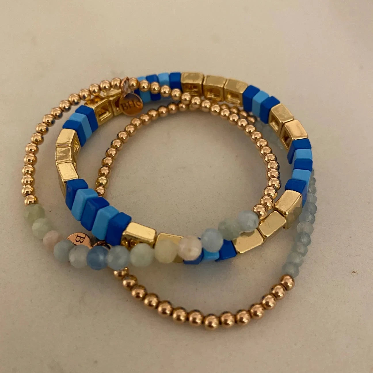 Teeny Tiny Aquamarine Bracelet