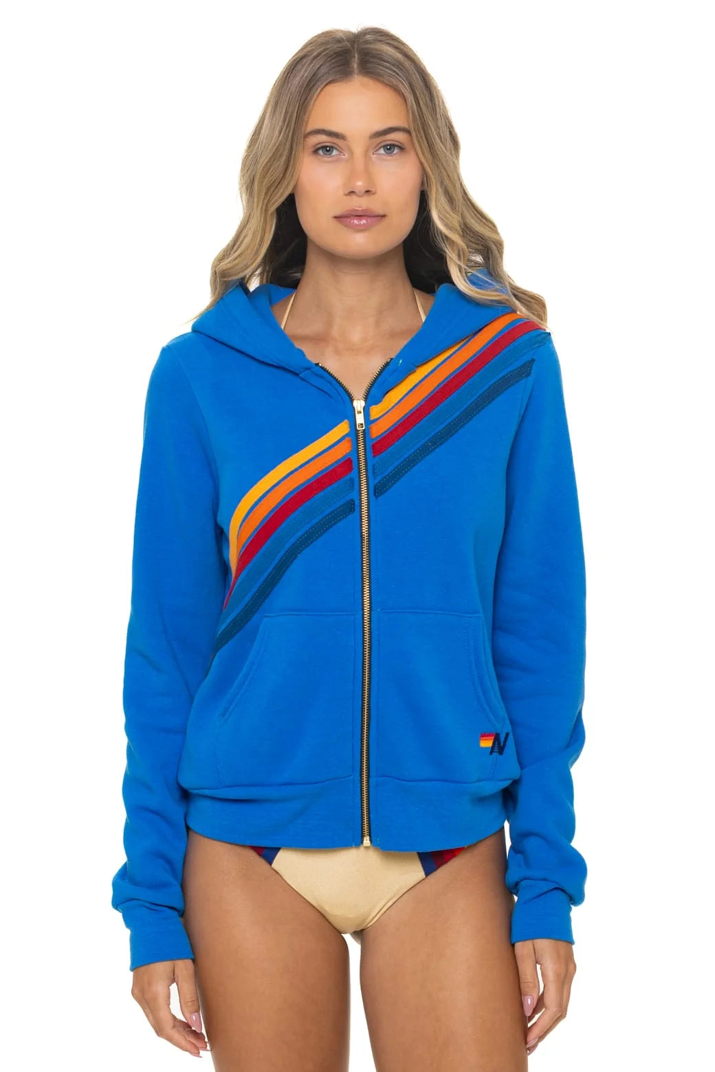 Disco Zip Hoodie - Ocean