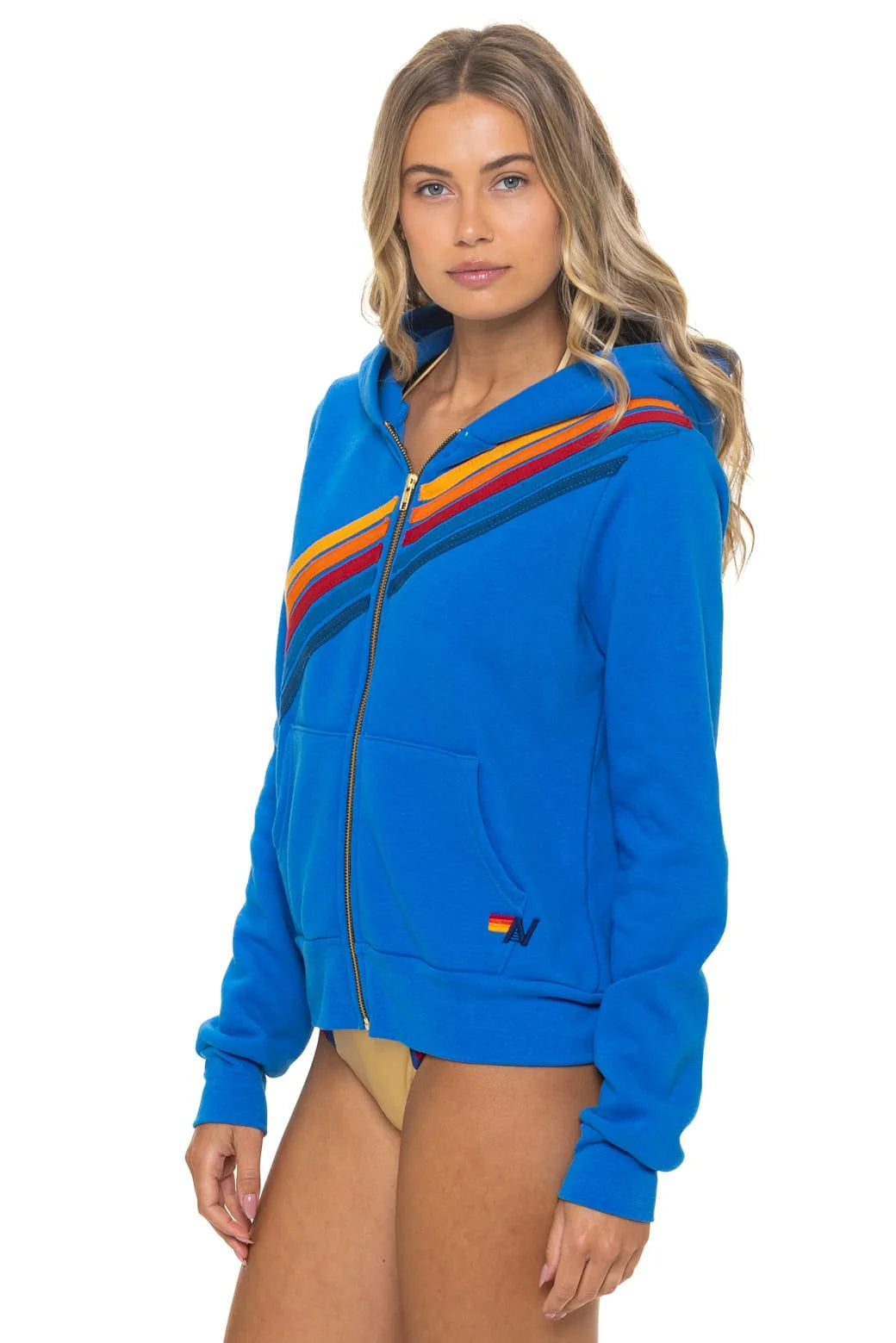 Disco Zip Hoodie - Ocean