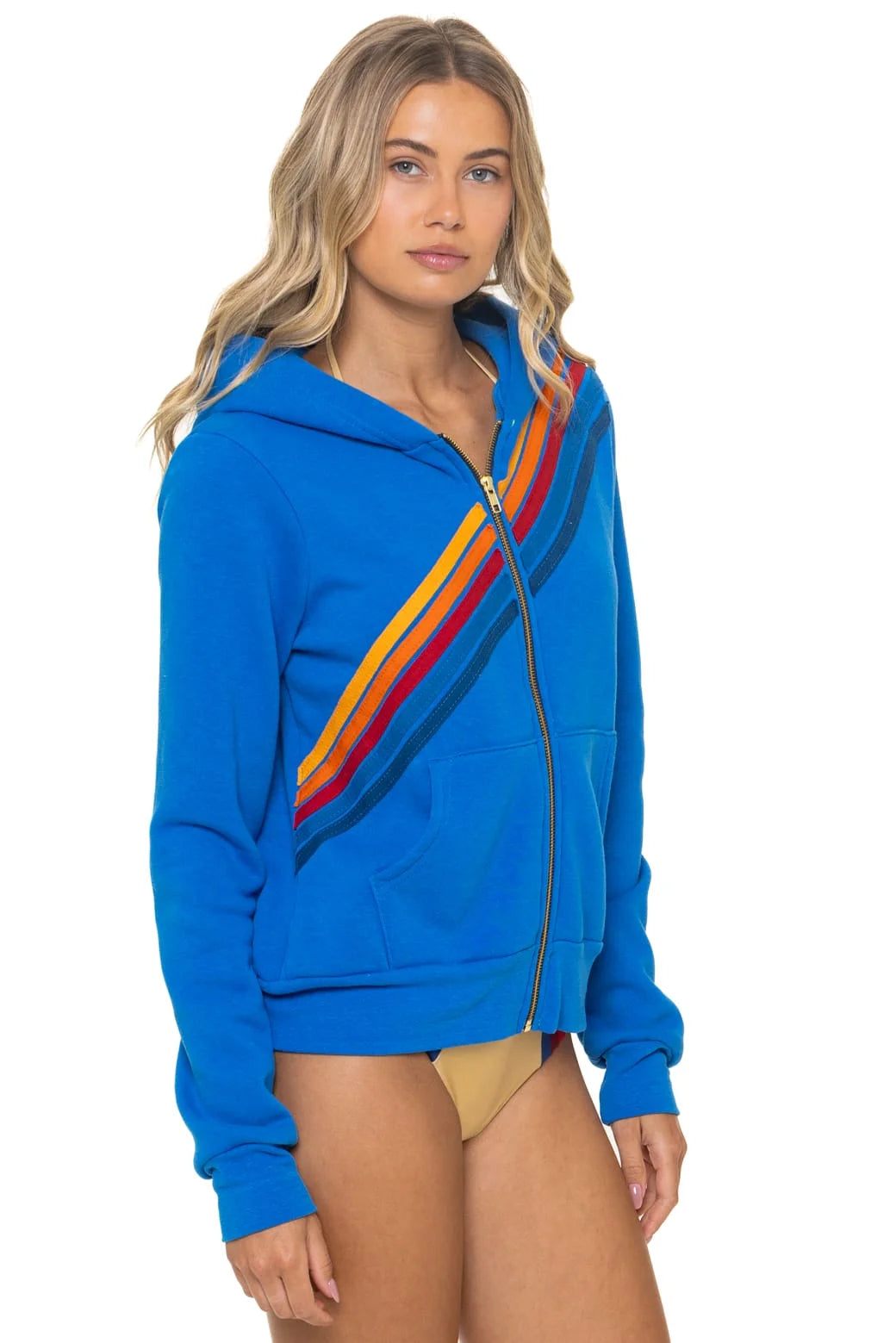 Disco Zip Hoodie - Ocean