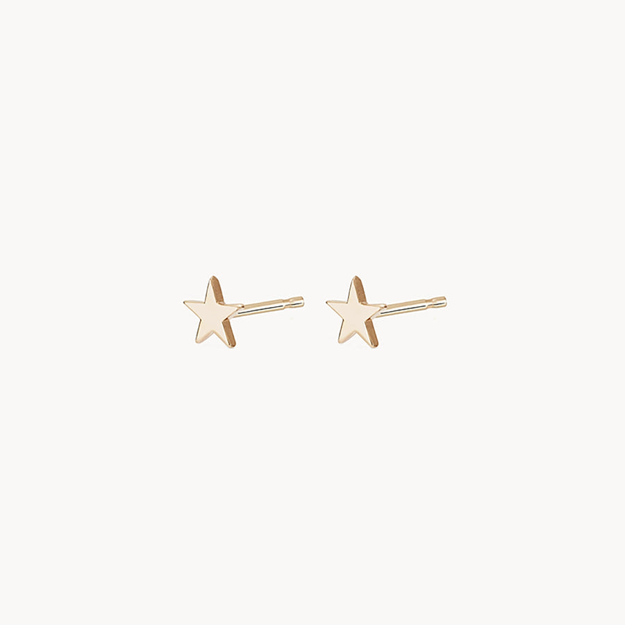 Everyday Little Stella Star Earring - Yellow Gold