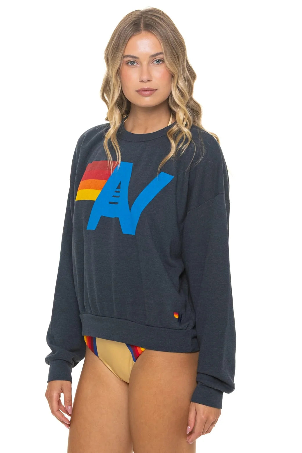 Logo Crew Relaxed - Charcoal