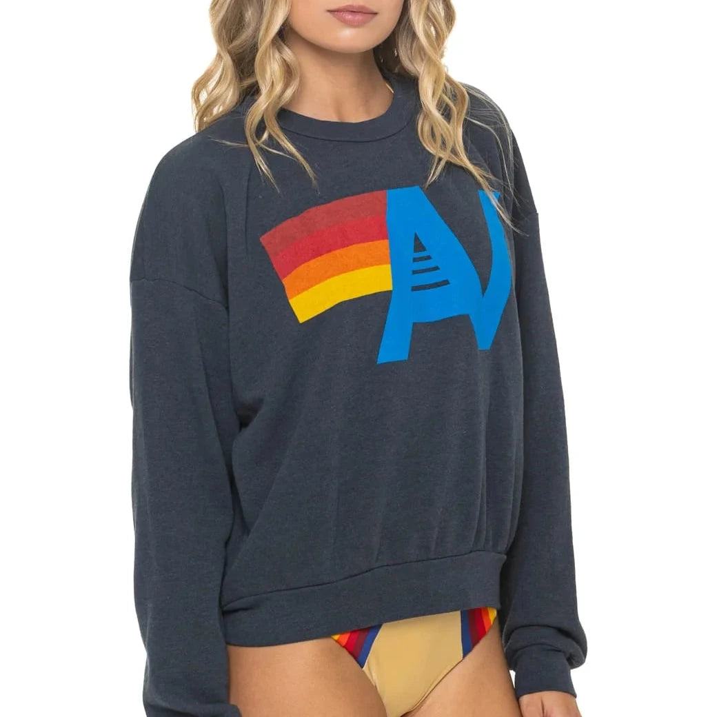 Logo Crew Relaxed - Charcoal