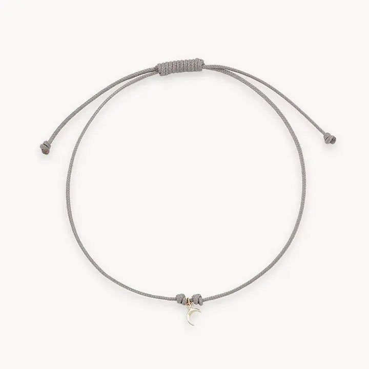 The Moon Phases Contemplation Cord Bracelet