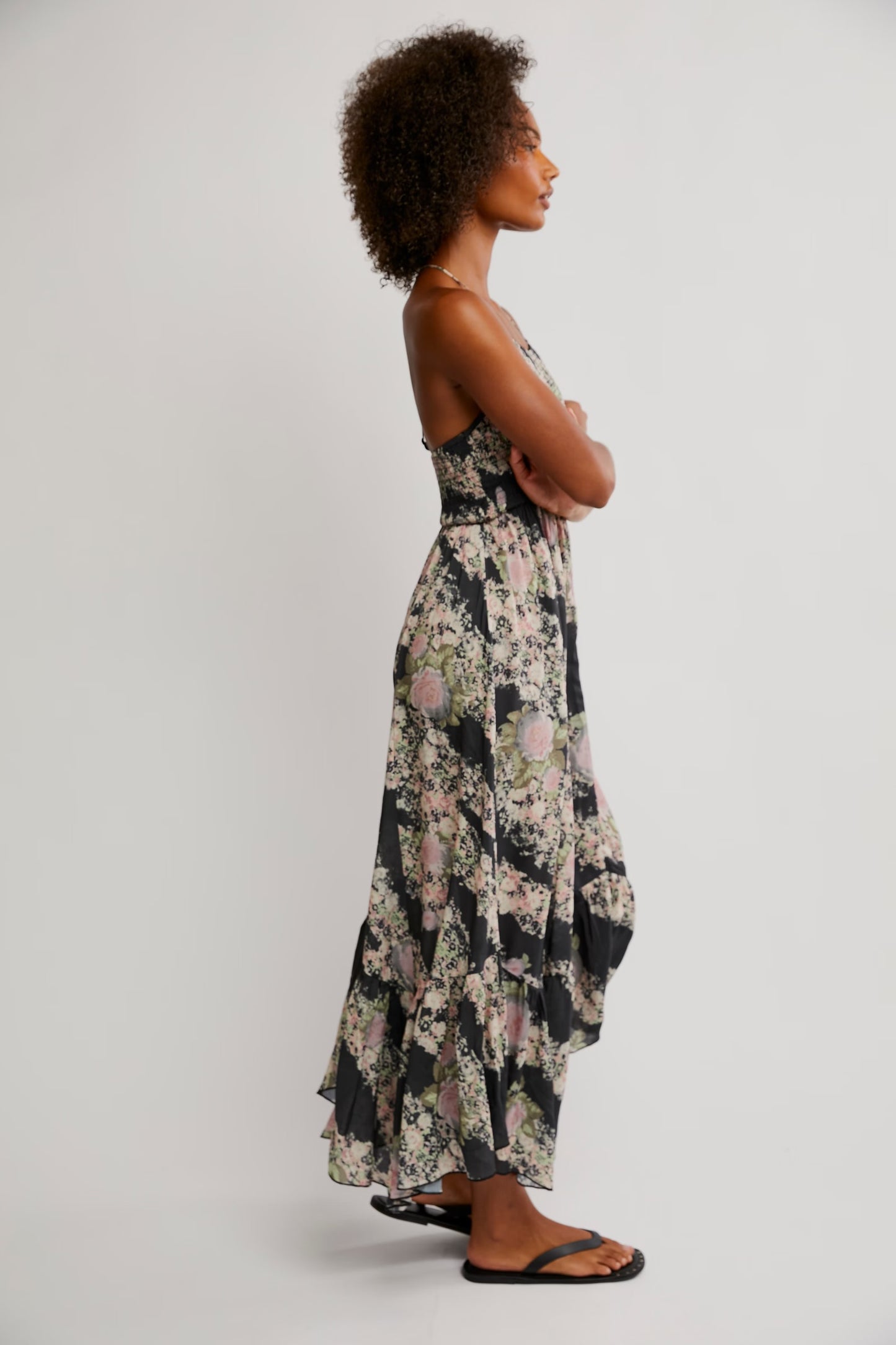 Heat Wave Printed Maxi - Granite Combo