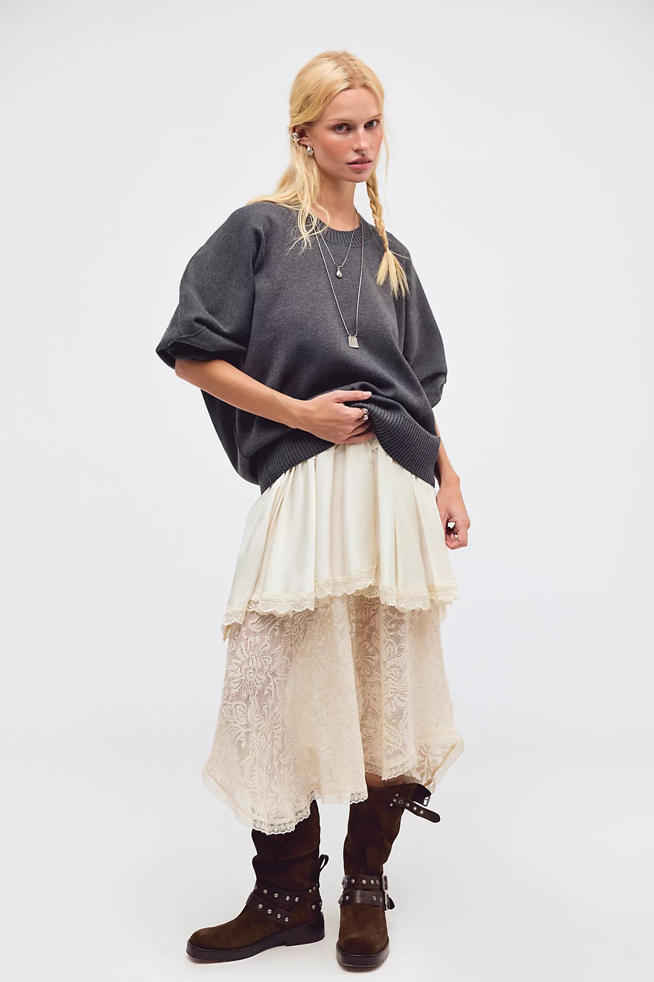 Alma Pullover - Charcoal Heather
